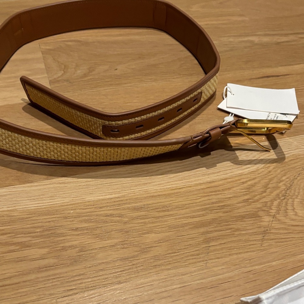 NWT Zimmerman raffia belt. Medium large.